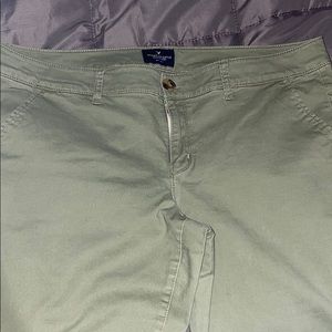 Green pant casual professional look